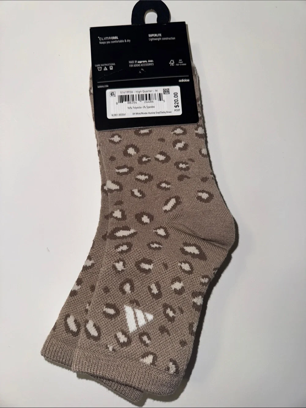 Adidas Women’s Socks, 3 pack, shoe size 5-10